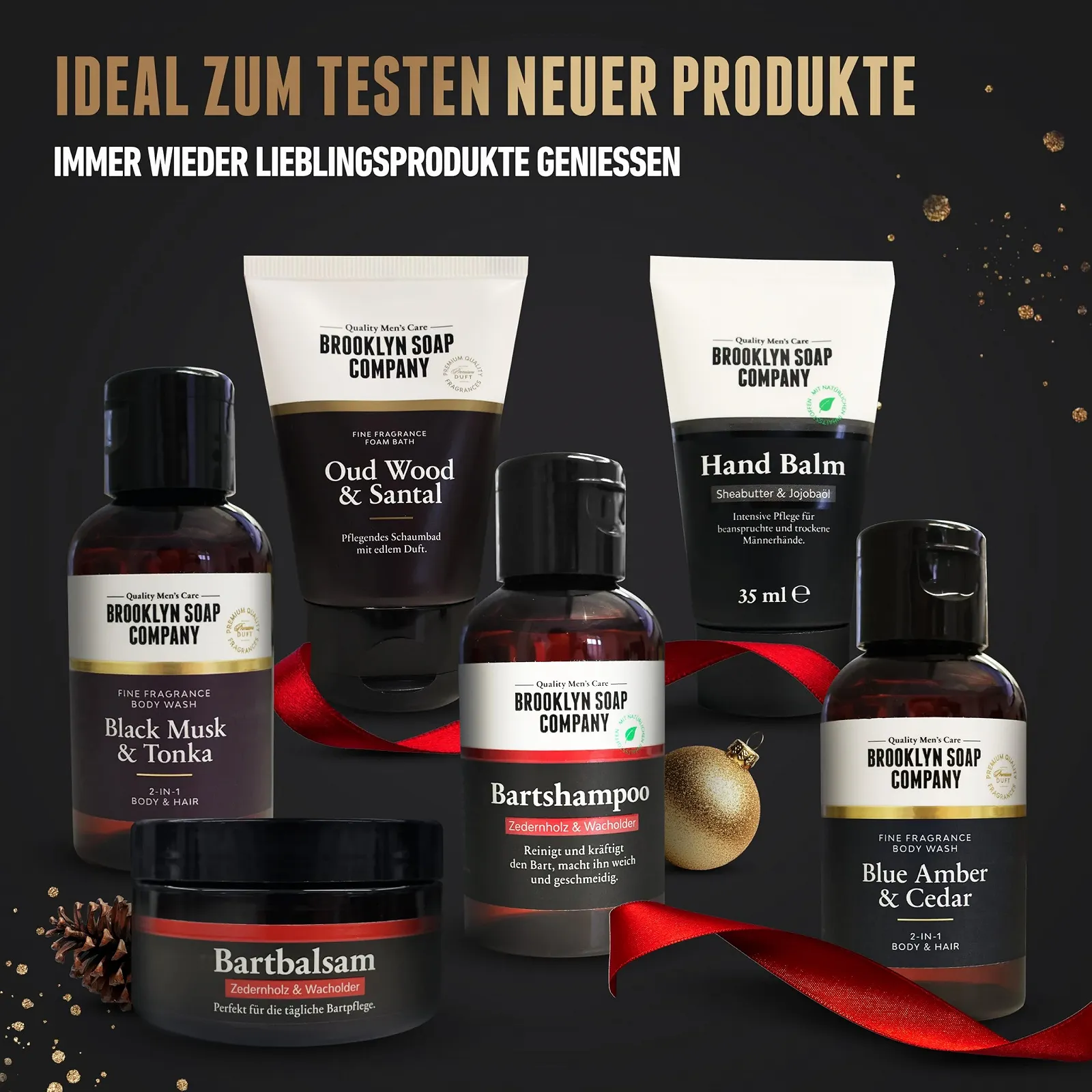 Адвент-календар Brooklyn Soap Company 2025 - Різдвяний календар для чоловіків - 24 предмети, фото №5 Адвент-календар Brooklyn Soap Company 2025 - Різдвяний календар для чоловіків - 24 предмети, фото №5