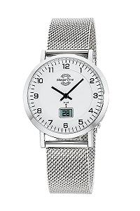 Женские Кварцевые Часы Master Time MTLS-10740-12M Аналоговые Цифровые, серебристый - Фото 1