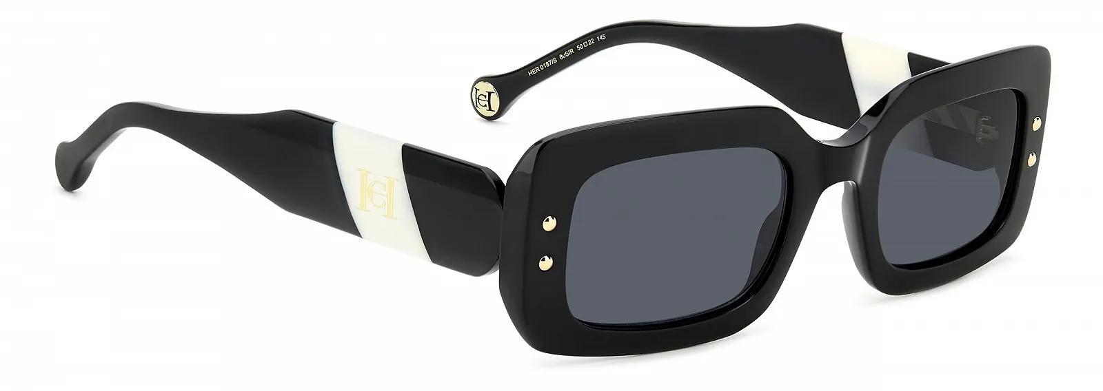 Сонцезахисні окуляри Carolina Herrera Her 0187/S Унісекс 50/22/145 Чорно-білі, фото №2