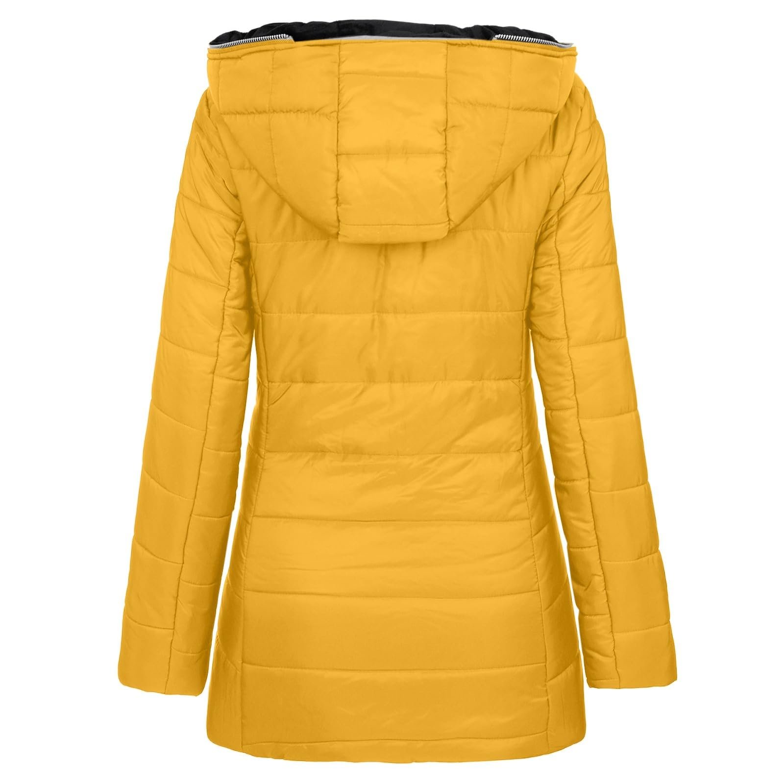 Жіноче зимове пальто на флісовій підкладці, тепле, середньої довжини, фото №4