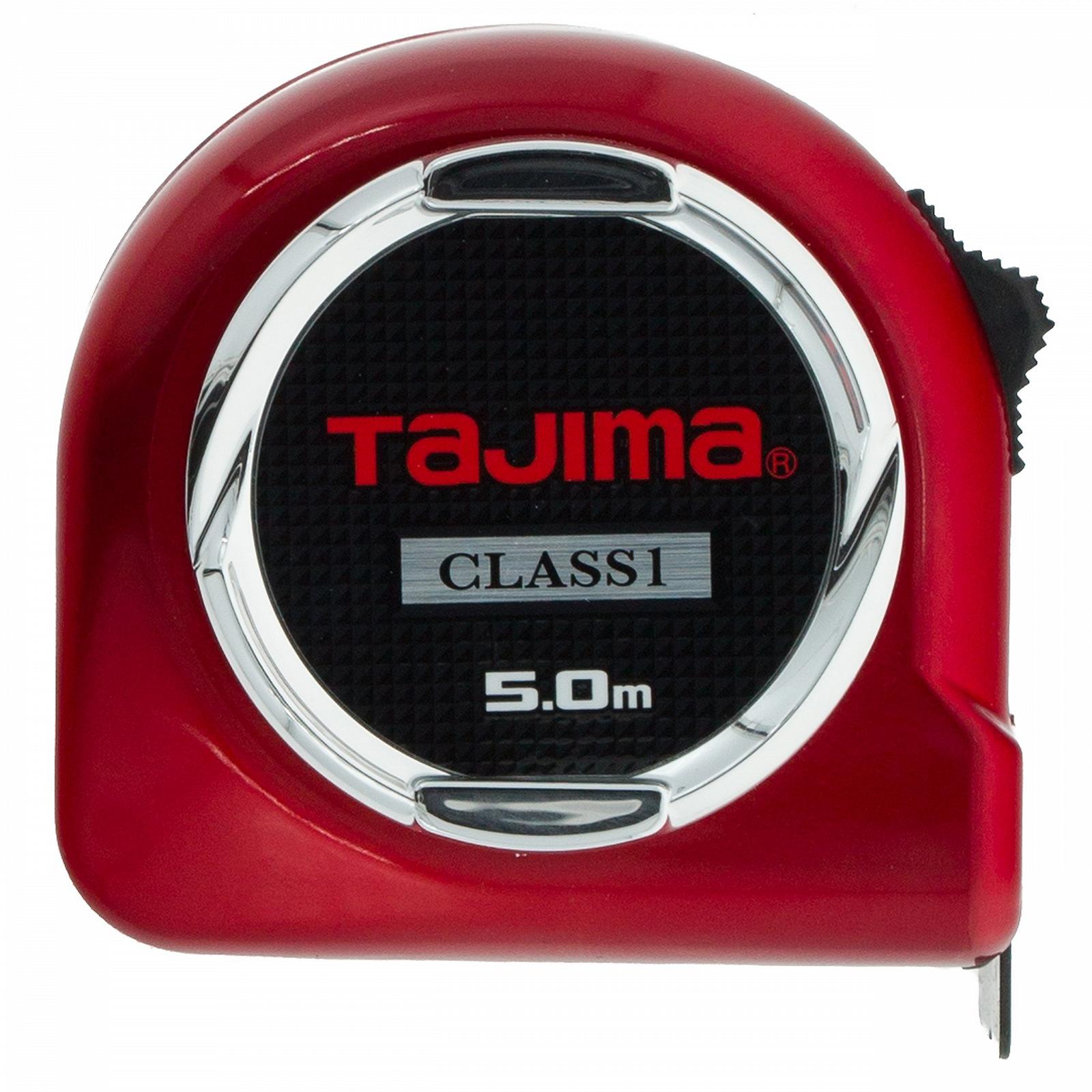 Рулетка Tajima Hi Lock Class 1, 5 м x 25 мм, червоний, фото №1