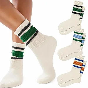 Купити Шкарпетки Type Striped Crew Socks (3 пари) - Фото 1 Шкарпетки Type Striped Crew Socks (3 пари) - Фото 1