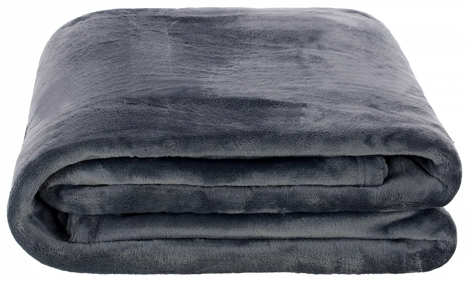 Одеяло Brandsseller Flannel Очень мягкое Уютное Одеяло Покрывало - Однотонное - 180 x 220 см - Серый, фото №6