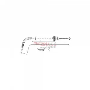 Трос газа METZGER 413.25 для FIAT - Фото 1