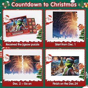 Пазл-адвент-календарь 2025 1008 деталей synthetic.ua - Фото 1