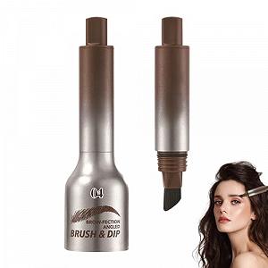 Гель для брів Комплект Водостійкі олівці для брів і скошена щіточка для брів магічна багатофункціональна антибрудна Auburn - Фото 1