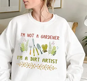 Худи I'm Not a Gardener I'm a Dirt Artist Humor Garden Lovers synthetic.ua - Фото 1