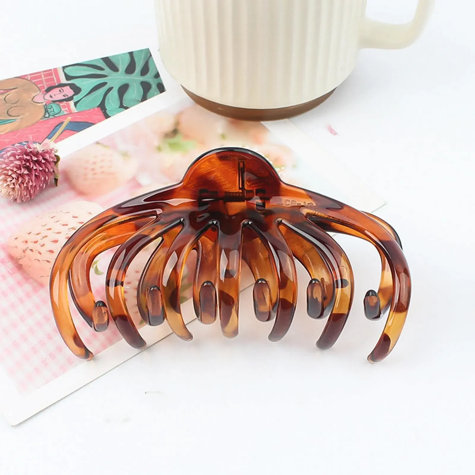 Краб для волосся Leopard, набір 4 шт, фото №8 Краб для волосся Leopard, набір 4 шт, фото №8