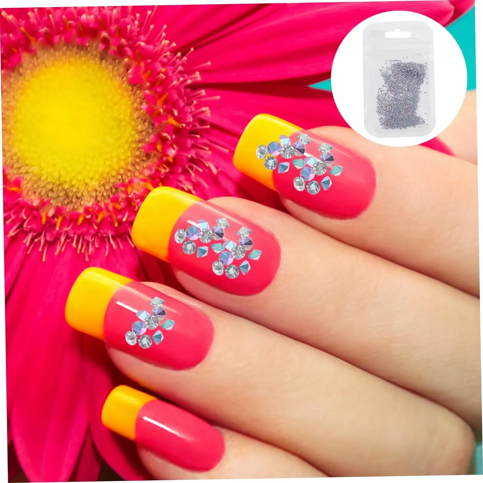 Набор для дизайна ногтей FRCOLOR Бриллианты 2 шт, фото №8