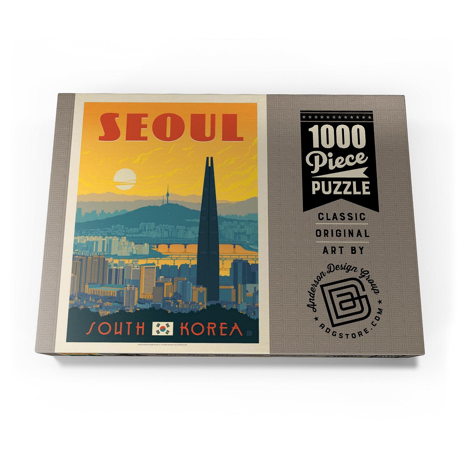 Пазл MyPuzzle Special Collection by Anderson Design Group South Korea: Seoul, Vintage Poster Premium 1000 элементов, фото №4
