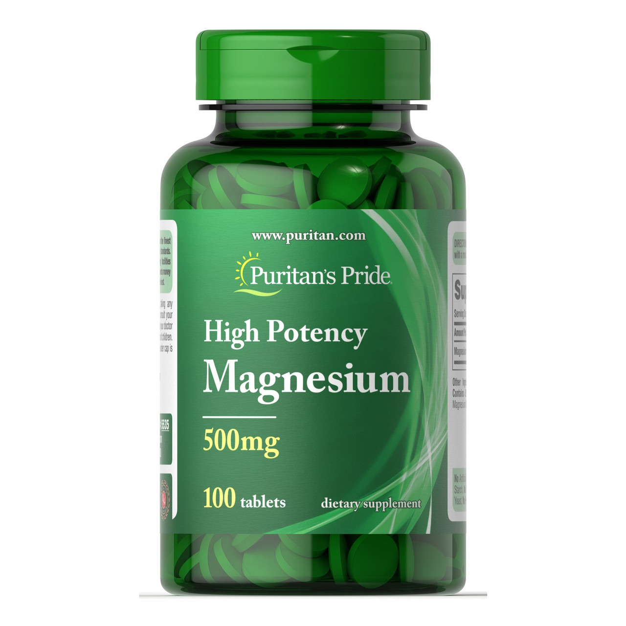 Magnesium 500 mg 100 tablets, фото №1