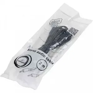 Кабель мультимедийный Jack 3.5mm male/Jack male 2.0m Cablexpert (CCA-404-2M) synthetic.ua - Фото 1