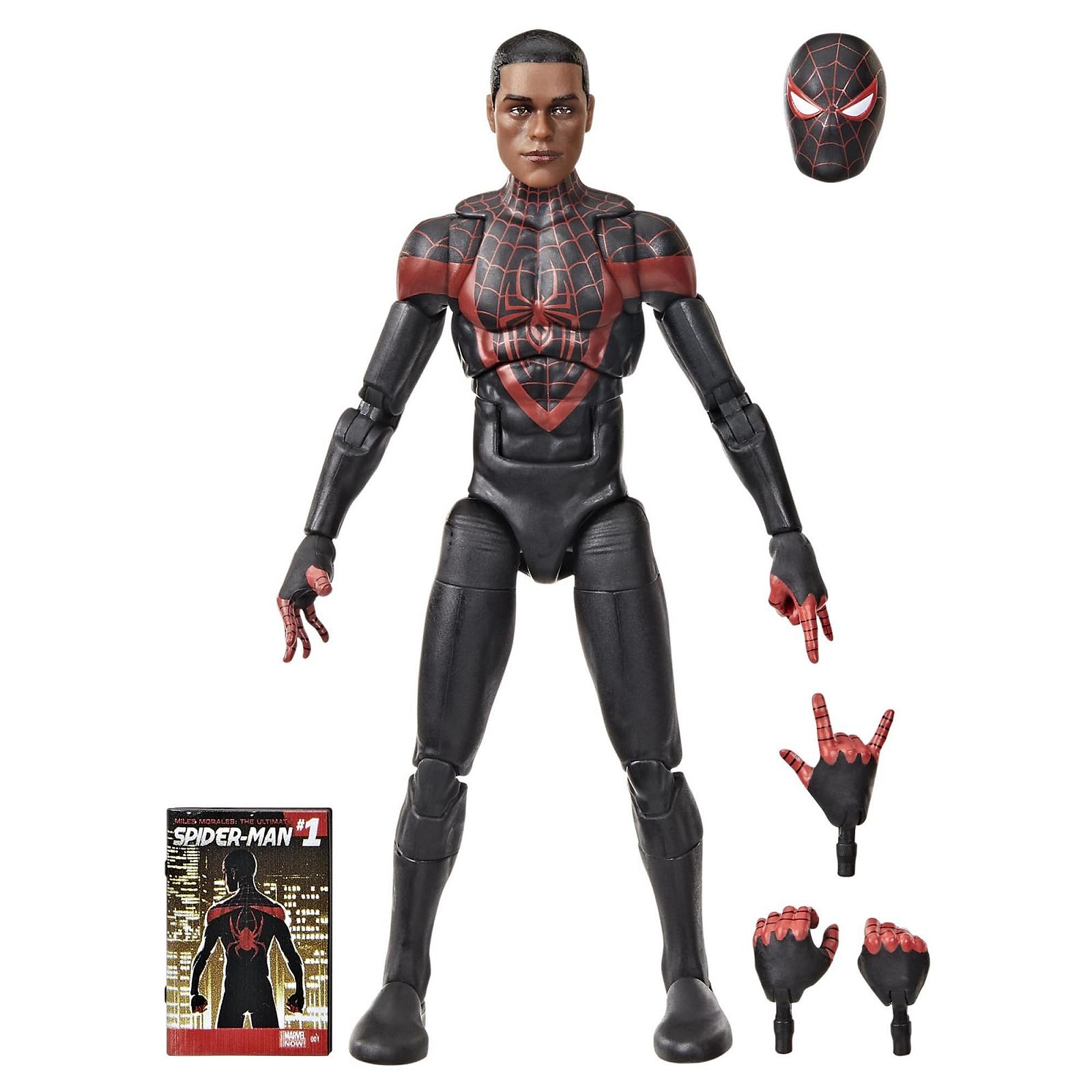Фигурка Человек-паук Майлз Моралес Marvel Legends Series Ultimate, Черный, фото №1