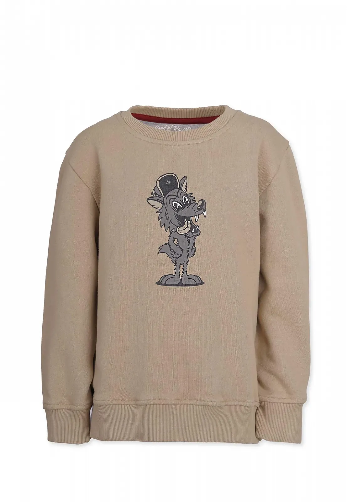 Дитячий органічний бавовняний світшот Band of Rascals Вовк, фото №1