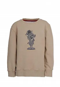 Дитячий органічний бавовняний світшот Band of Rascals Вовк - Фото 1