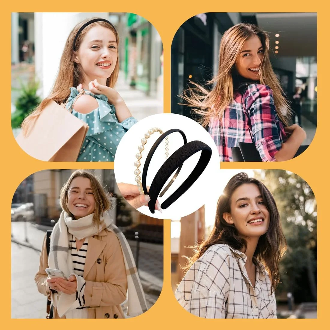 Набір жіночих обручів на голову, фото №6