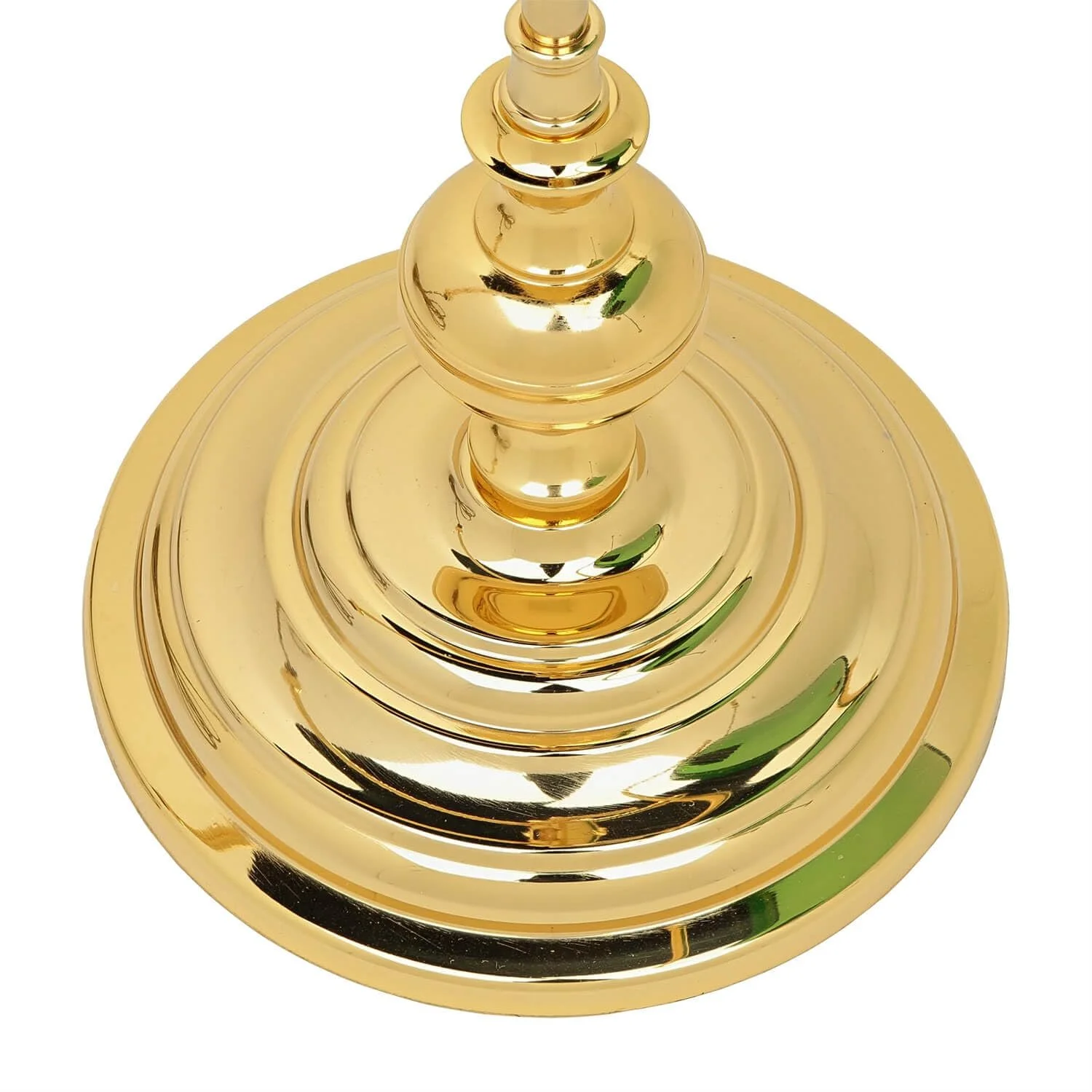 Настільна лампа Licht-Erlebnisse Banker Lamp латунь скло 47 см E27 24 карати позолота шнуровий вимикач Золотисто-зелений, фото №8