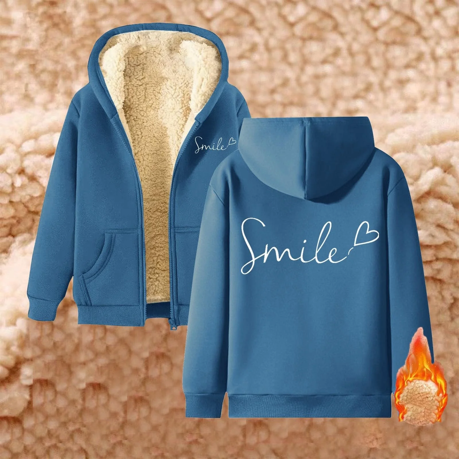 Женский Хлопковый Худи Свитшот с Капюшоном Oversized Длинный Рукав, фото №3