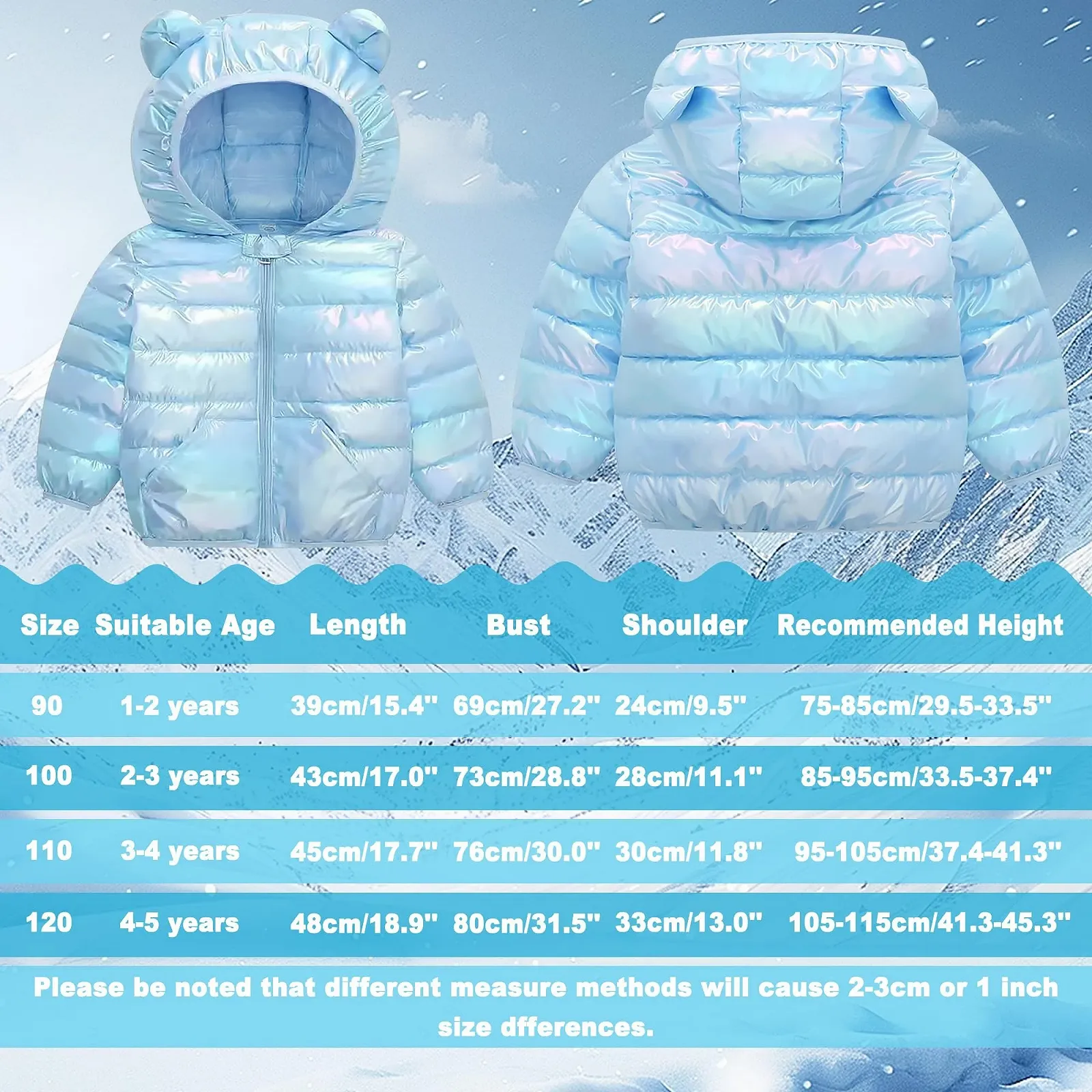 Куртка Baogaier Детская Зимняя с Капюшоном Водонепроницаемая., фото №6