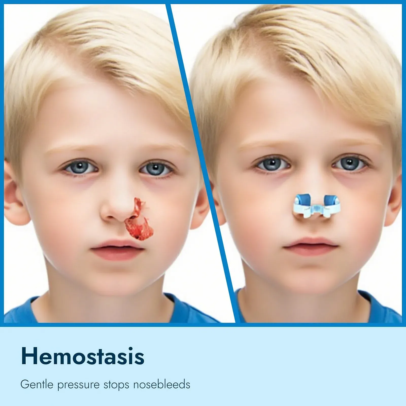 Кліпси для носа (16 шт. в упаковці) М'які проти хропіння з піноматеріалом, фото №4