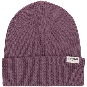 Детская универсальная шапка Bergans, темно-рубиново-пурпурная, один размер, фиолетовая - Фото 1