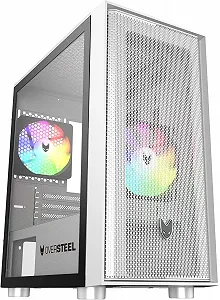 Купити Корпус для ПК Oversteel AERIS / RGB / Без БЖ / Білий - Фото 1 Корпус для ПК Oversteel AERIS / RGB / Без БЖ / Білий - Фото 1