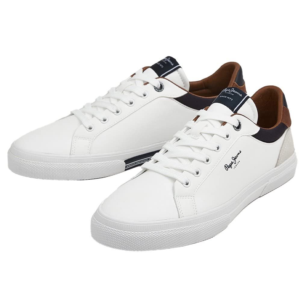 Кросівки Pepe Jeans Court De Kenton Navy Шкіряні, фото №1