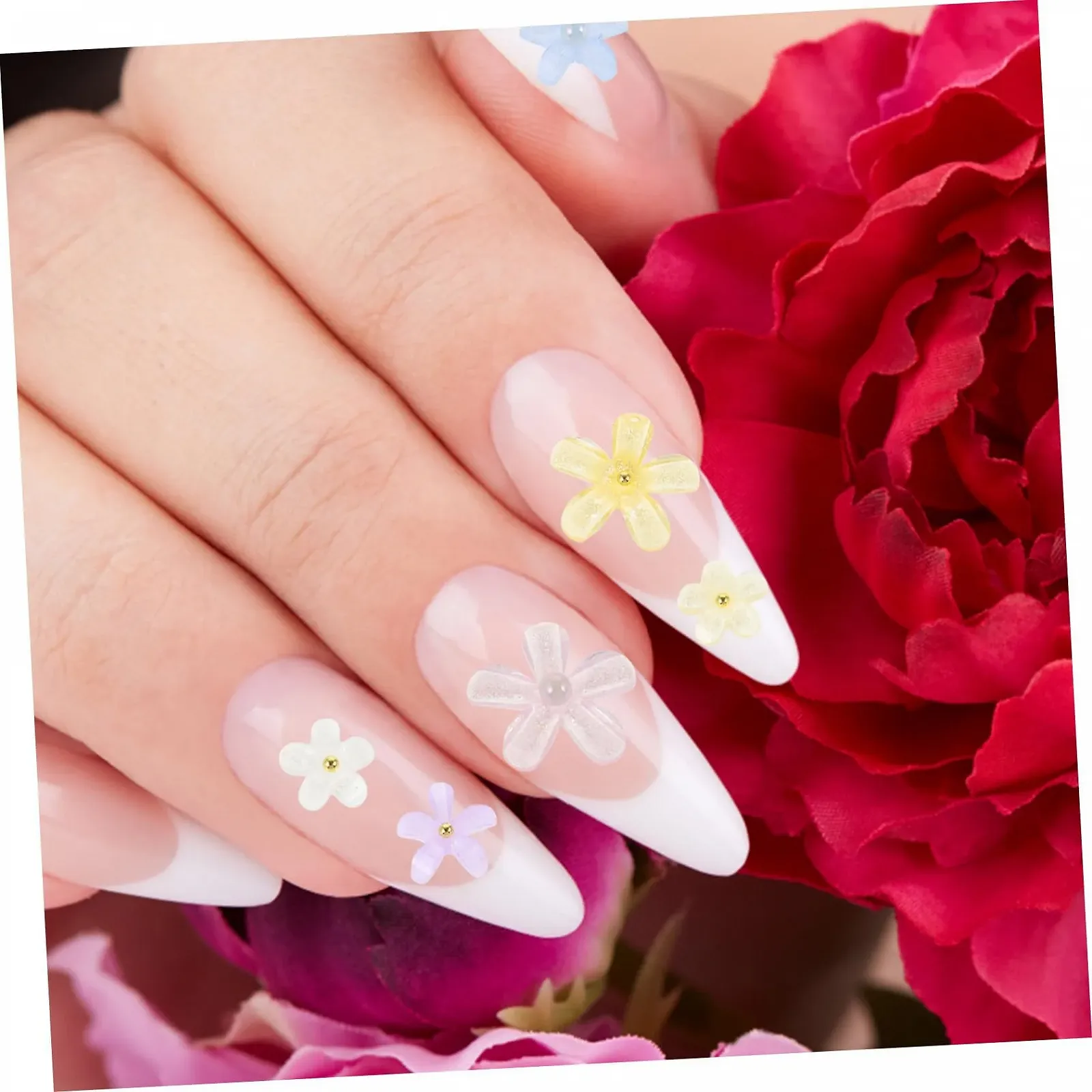 Прикраси для манікюру Квітка FRCOLOR 3 коробки Літні прикраси, фото №5