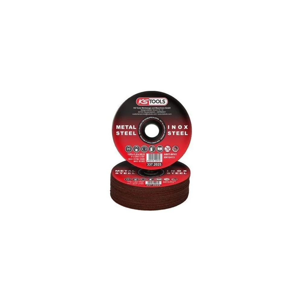Отрезной диск для угловой шлифовальной машины KS TOOLS 337.2025, фото №1 Отрезной диск для угловой шлифовальной машины KS TOOLS 337.2025, фото №1