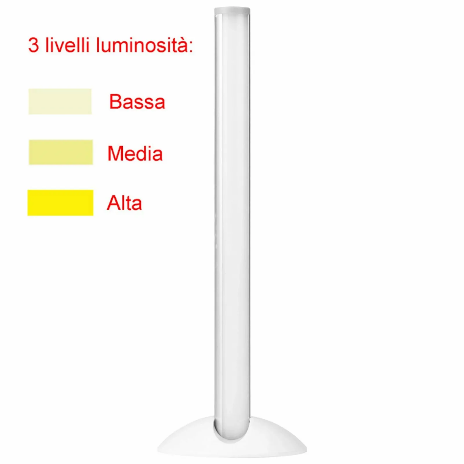 Настільна лампа Poly Pool StiluxPlus PP3112 світлодіодна акумуляторна USB 150 лм магнітна 360° 3 рівні яскравості Біла, фото №3