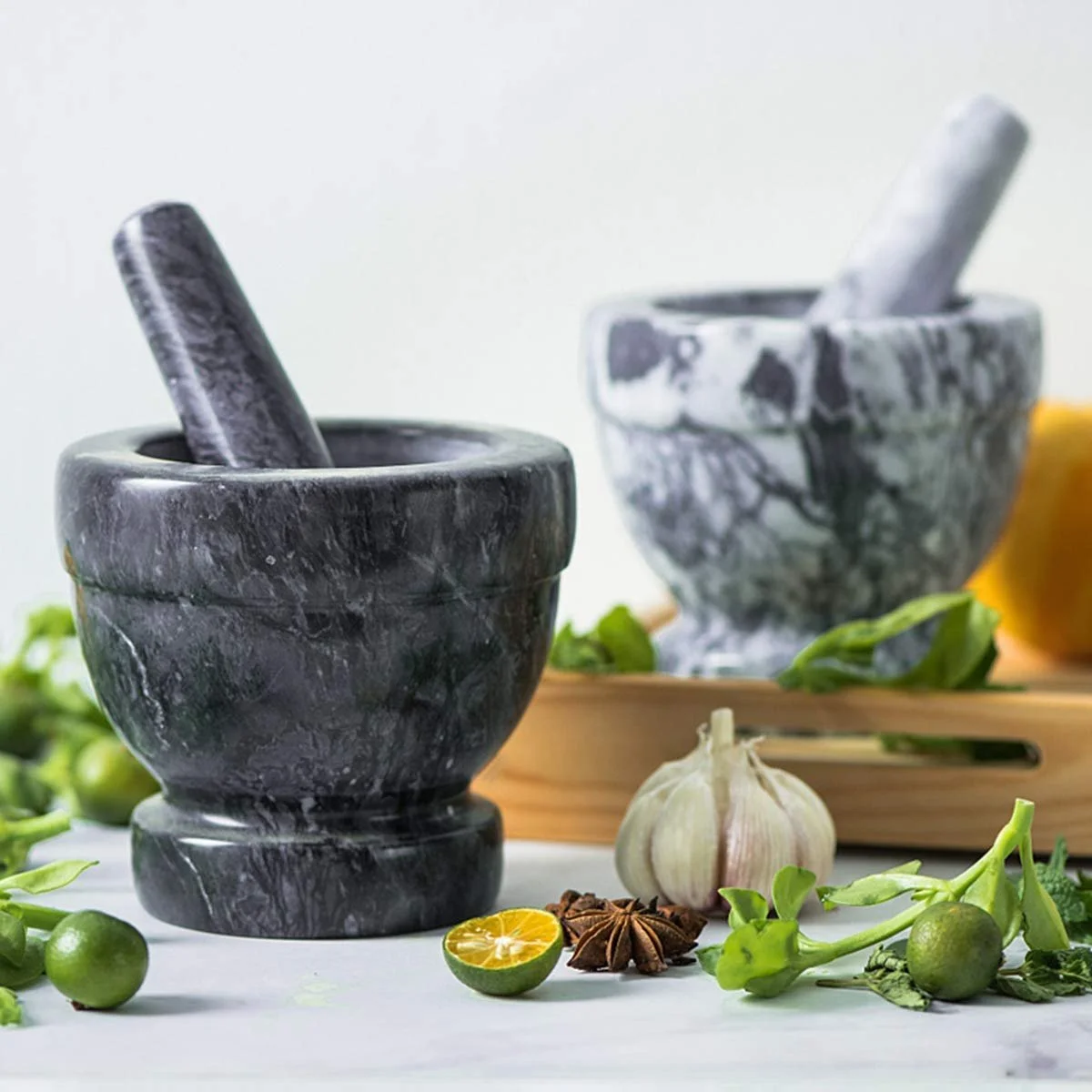 Ступка Мраморная Компактная, фото №5