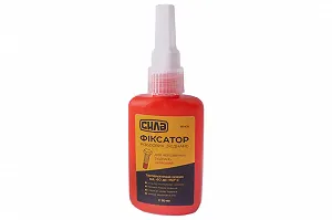 Фиксатор резьбы для неразборных соединений Сила 50г красный 951425 - Фото 1