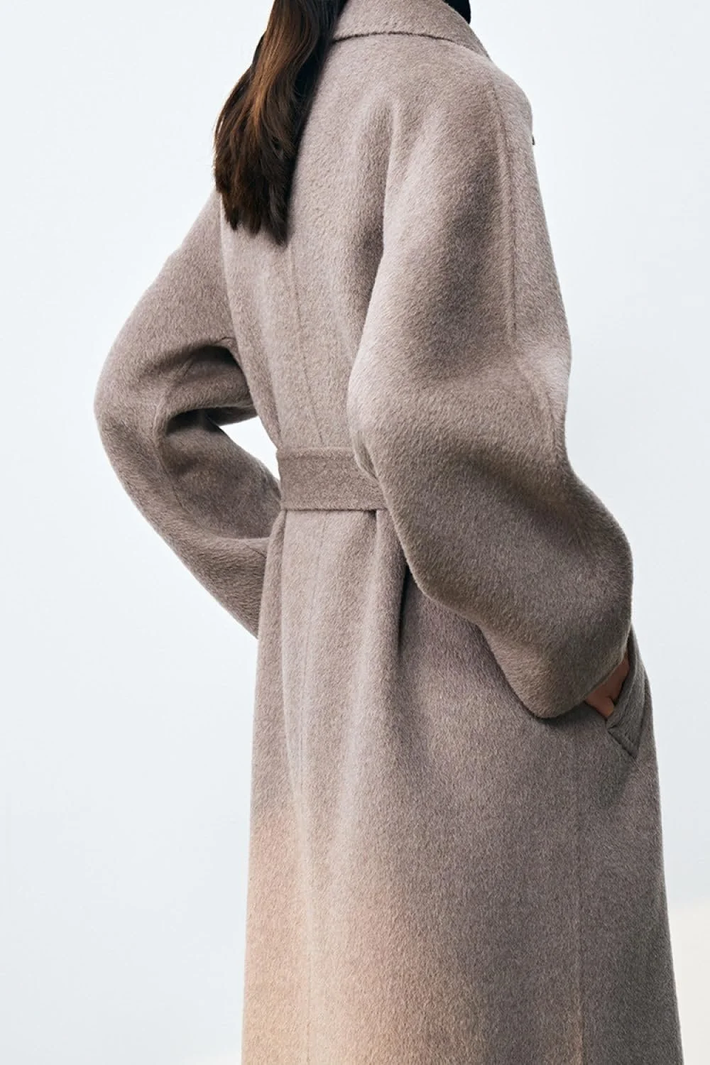 Пальто BROLEO Женское зимнее шерстяное элегантное двубортное с поясом,, фото №5 Пальто BROLEO Женское зимнее шерстяное элегантное двубортное с поясом,, фото №5
