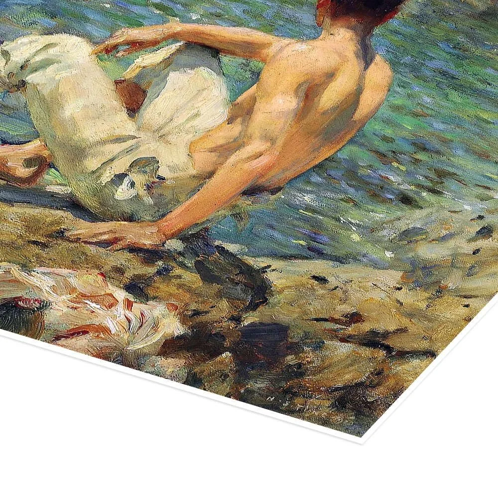 Постер Henry Scott Tuke Green and Gold 60 x 40 см Импрессионизм, фото №3