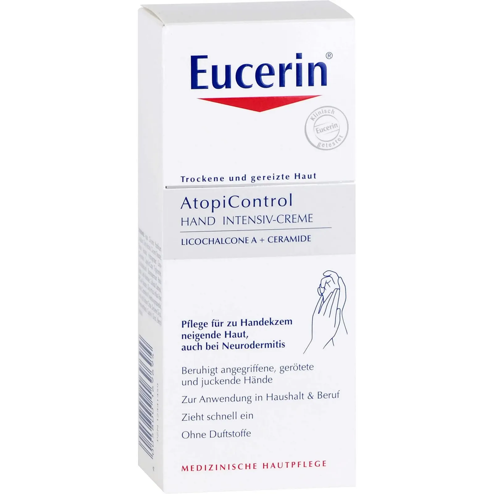Крем для рук Eucerin AtopiControl Intensive 75 мл, фото №4