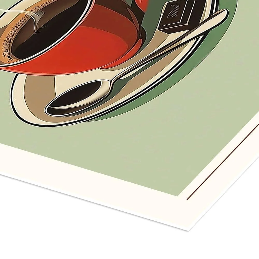 Постер TAlex Coffee Espresso Milan 1906 30 x 40 см Зеленый, фото №3