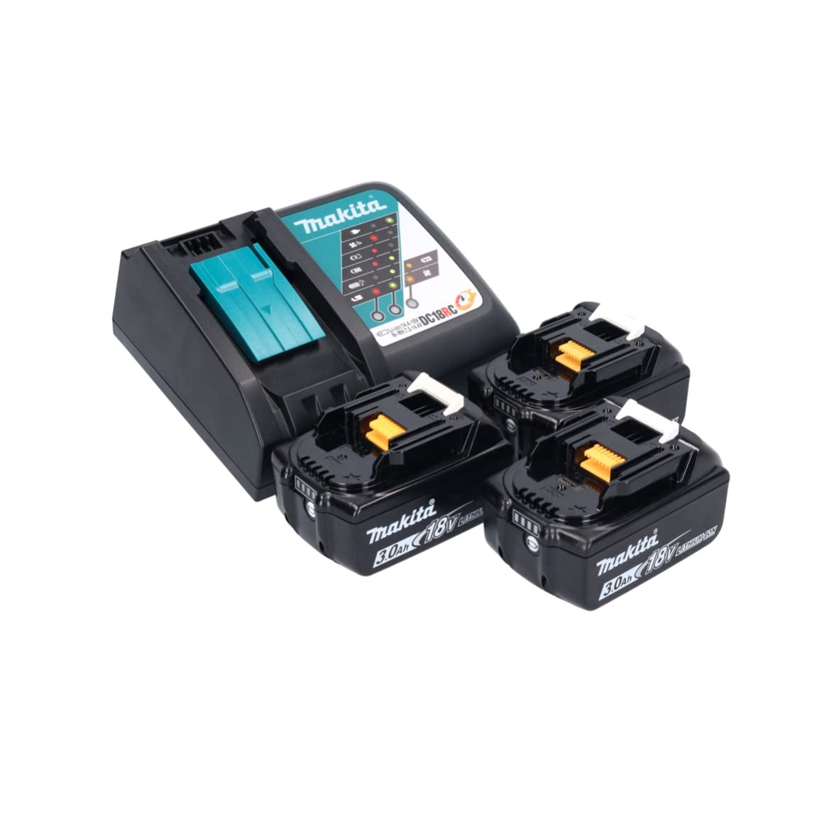 Дриль-шуруповерт Makita DDF 485 RF3J Бездротовий 18 В 50 Нм Безщітковий + 3 х Акумулятори 3.0 Агод + Зарядний пристрій + Makpac, фото №4
