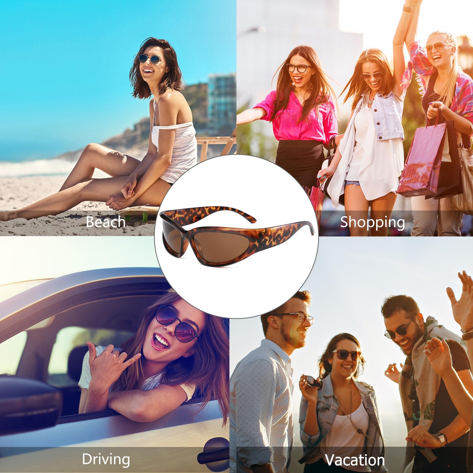 Спортивні сонцезахисні окуляри YAMEIZE для жінок та чоловіків Y2k Вінтаж, фото №6 Спортивні сонцезахисні окуляри YAMEIZE для жінок та чоловіків Y2k Вінтаж, фото №6