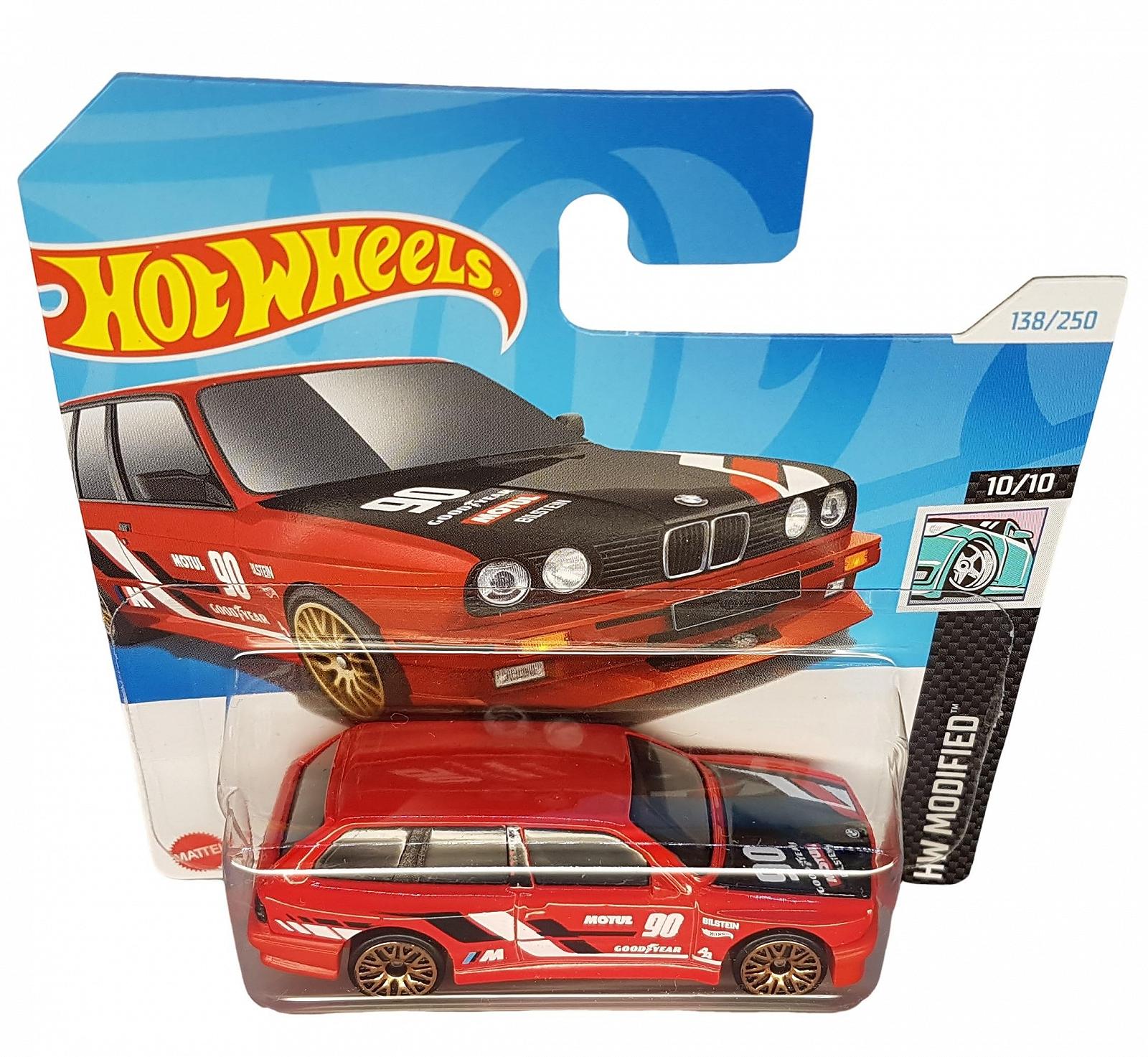 Машинка Hot Wheels BMW M3 Wagon HW Modified 10/10 HTD89 Good Year Bilstein Motul Червоний Mattel 2024 1:64, фото №2