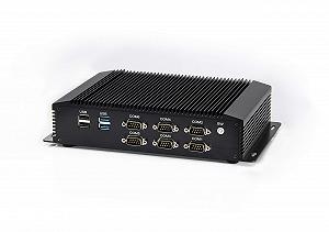 Промисловий ПК Haswell i7 4500U IPC Mini PC Fanless PC з 8ГБ ОЗУ 128ГБ SSD багатим IO двома LAN NIC GbE 6 COM RS422 RS485 USB3.0 8 GPIO LPT VGA HDMI Linux/Windows synthetic.ua - Фото 1