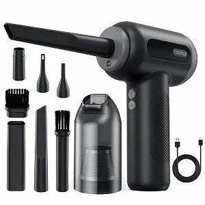 Акумуляторний очищувач повітря 2 в 1 Yomile 150 000 об/хв з міні-автопилососом 9000 мАг - Фото 1