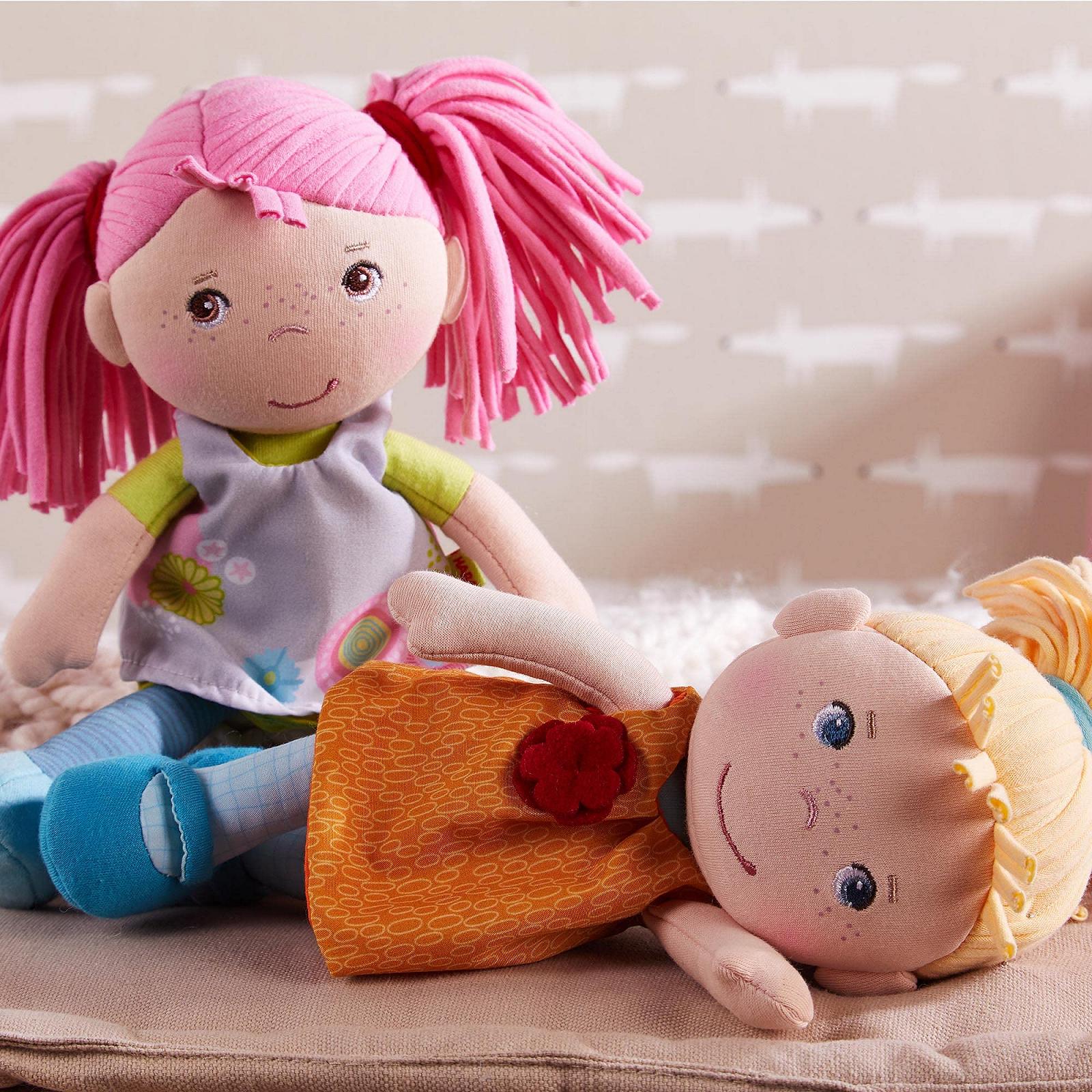 Кукла HABA Beatrice Мягкая тряпичная для младенцев от 6 месяцев для игры, объятий и комфорта бежевая в высококачественной подарочной упаковке, фото №5