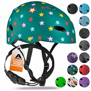 Шлем Apollo, детский, для скейтборда, самоката, BMX, регулируемый, с колесом регулировки, различные размеры и цвета - Фото 1