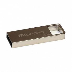 USB флеш-накопичувач Mibrand 16GB Shark Silver 2.0 MI2.0/SH16U4S - Фото 1