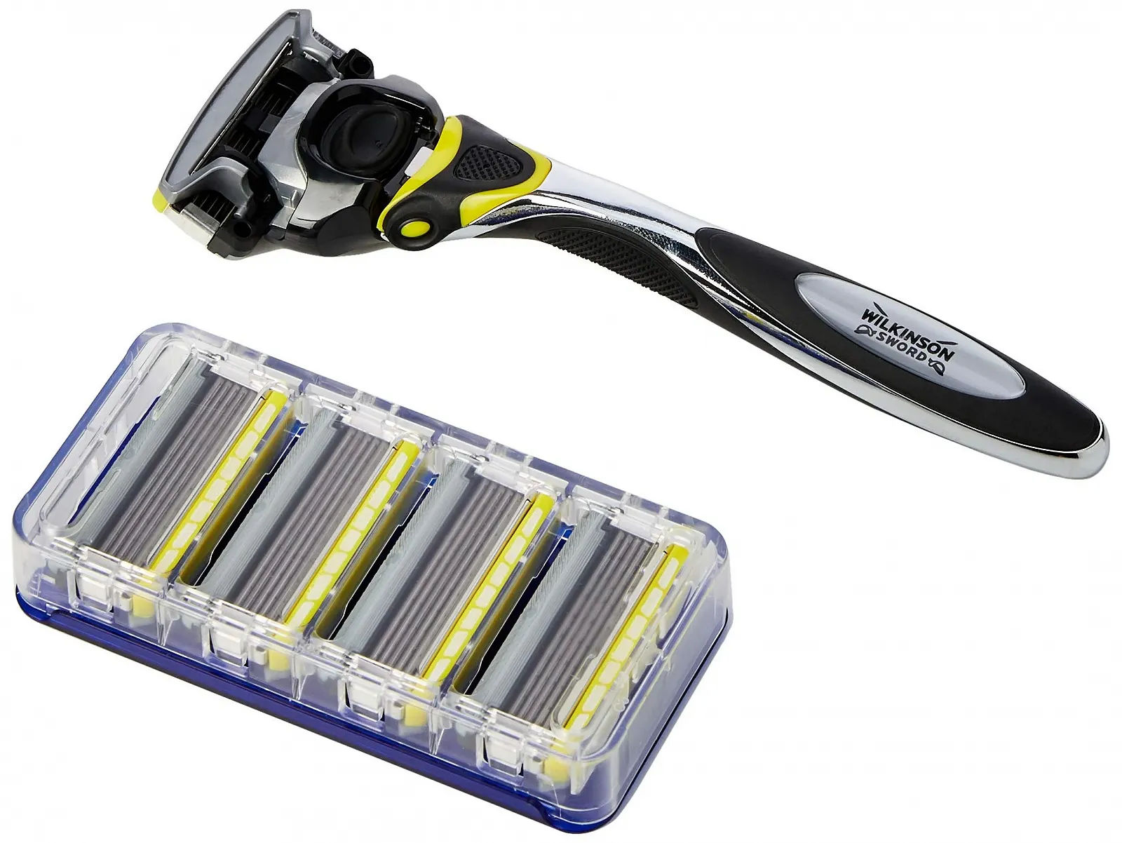 Бритва Wilkinson Sword Hydro 5 Sense Energizer с 4 сменными лезвиями, фото №3 Бритва Wilkinson Sword Hydro 5 Sense Energizer с 4 сменными лезвиями, фото №3