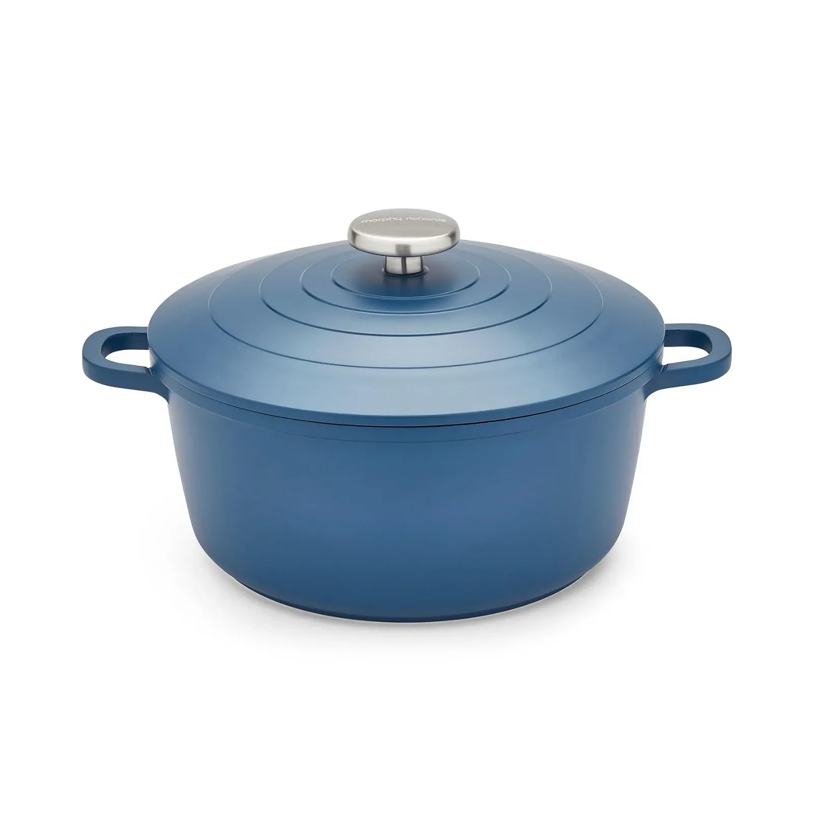 Гусятниця для запікання Morphy Richards 851252 литий алюміній 24 см антипригарне покриття легка синя, фото №1