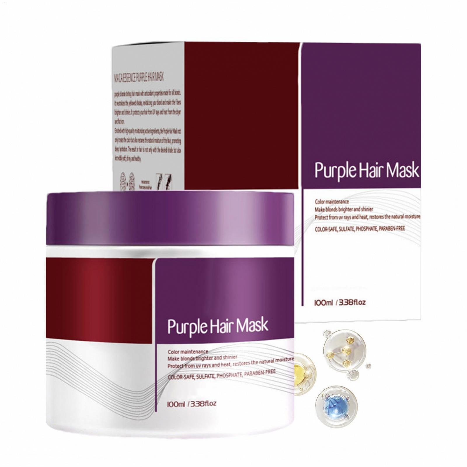 Маска-кондиціонер фіолетовий живильний 100 мл для світлого волосся, фото №1