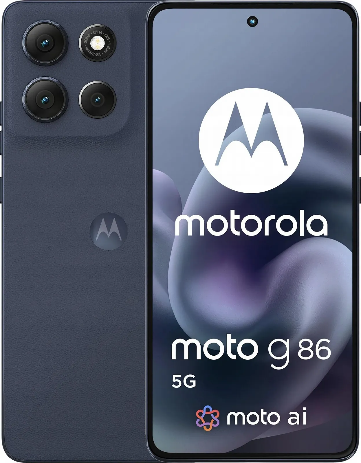 Смартфон Motorola Moto G86 5G 8+256 ГБ Azul Dark (Spellbound), фото №2