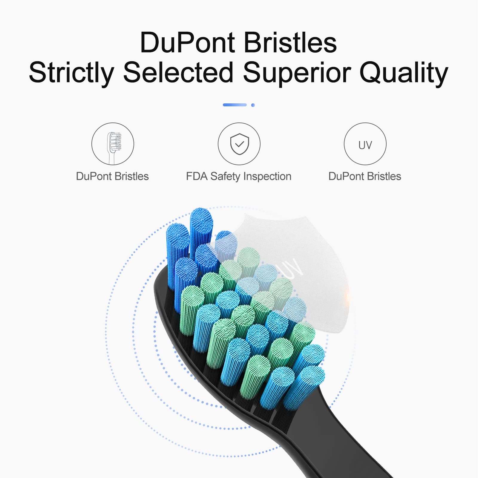 Електрична зубна щітка Teeteck Sonic Ultrasonic 5 режимів IPX7, фото №3