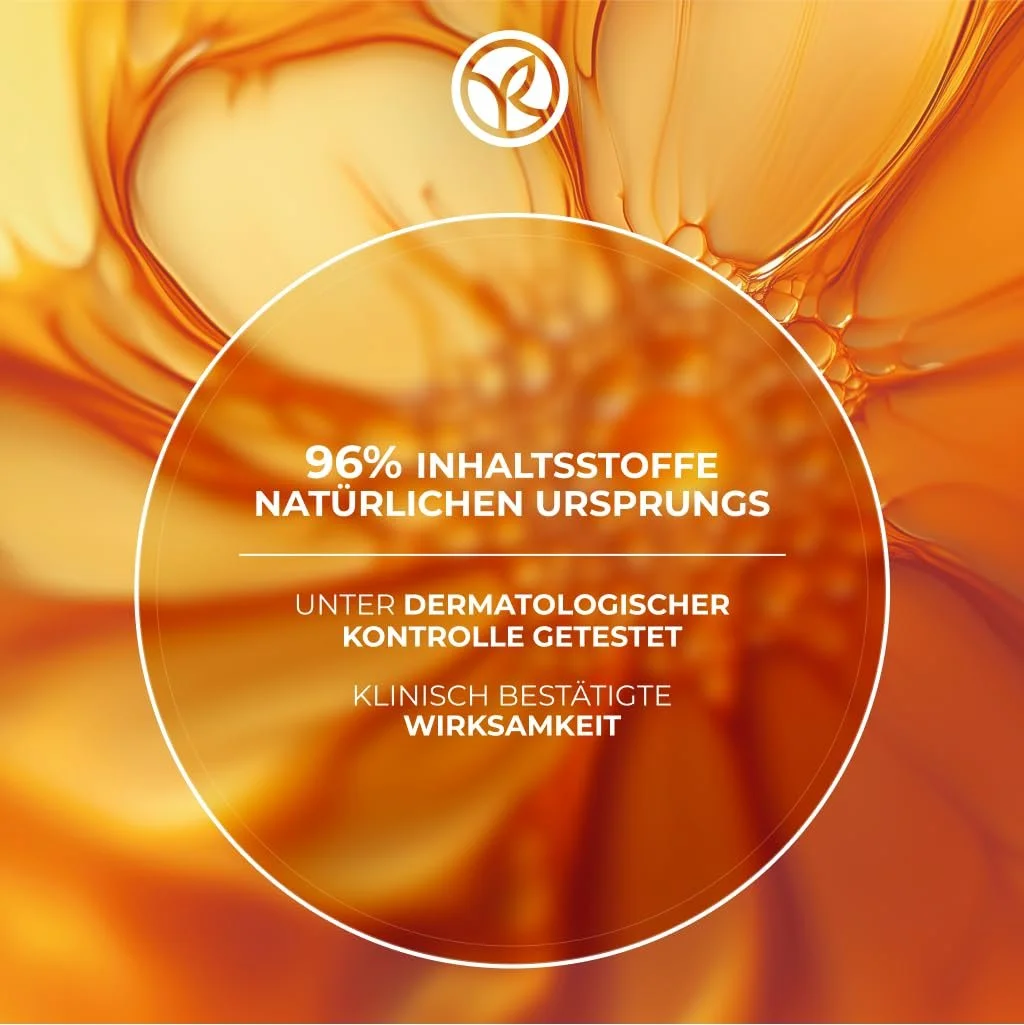 Денний зволожувальний крем Yves Rocher Glow Énergie [C+] Glow Boosting Cream для сяяння, розгладження та пружності всіх типів шкіри з настурцією та вітаміном С 50 мл, фото №6